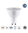 GLOBOSTAR® BEAMO 60121 Σποτ GU10 MR16 LED 7W 735lm 38° AC 220-240V IP20 Φυσικό Λευκό 4500K Dimmable - Bridgelux SMD Chip - Μ5 x Π5 x Υ5.2cm - 3 Χρόνια Εγγύηση